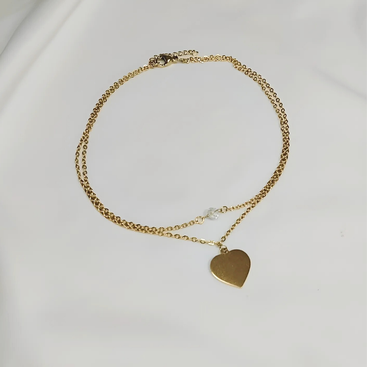 Chaîne de Cheville Cœur